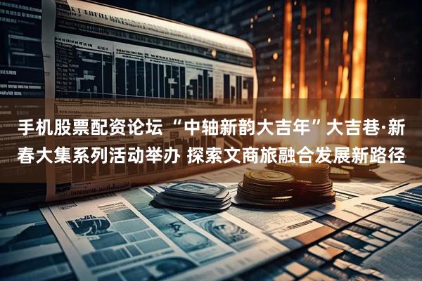 手机股票配资论坛 “中轴新韵大吉年”大吉巷·新春大集系列活动举办 探索文商旅融合发展新路径
