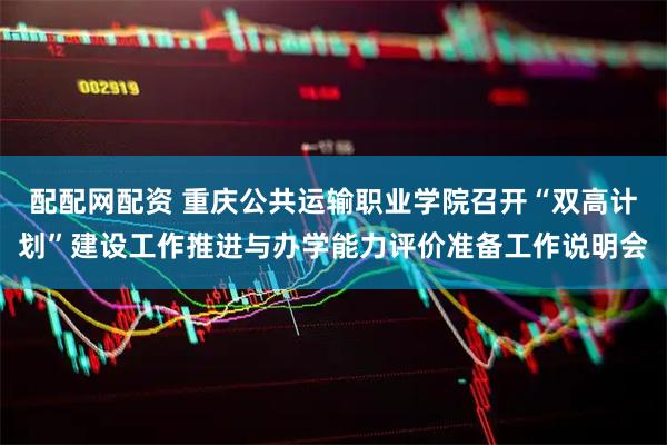 配配网配资 重庆公共运输职业学院召开“双高计划”建设工作推进与办学能力评价准备工作说明会